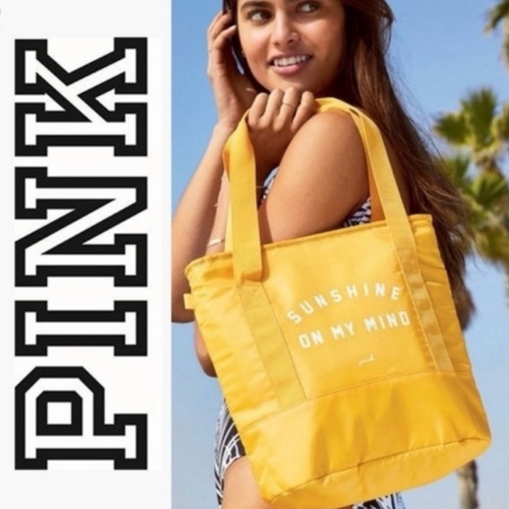 Victoria's Secret PINK Sunshine On My Mind Cooler Tote Bag
